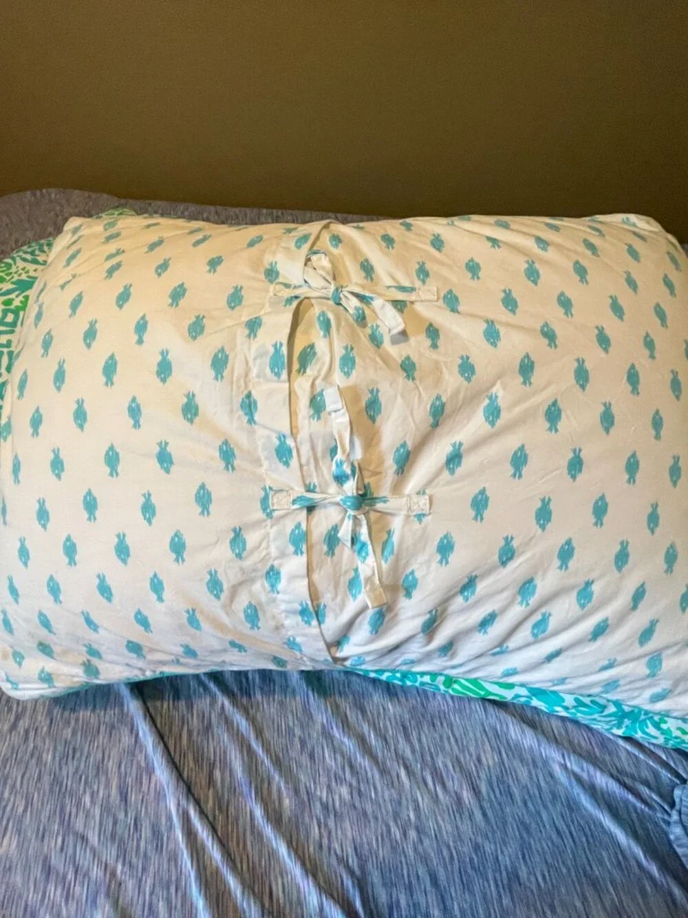 Pottery Barn Lilly Pulitzer Home Slice Full/Queen Comforter and 2 Standard Shams